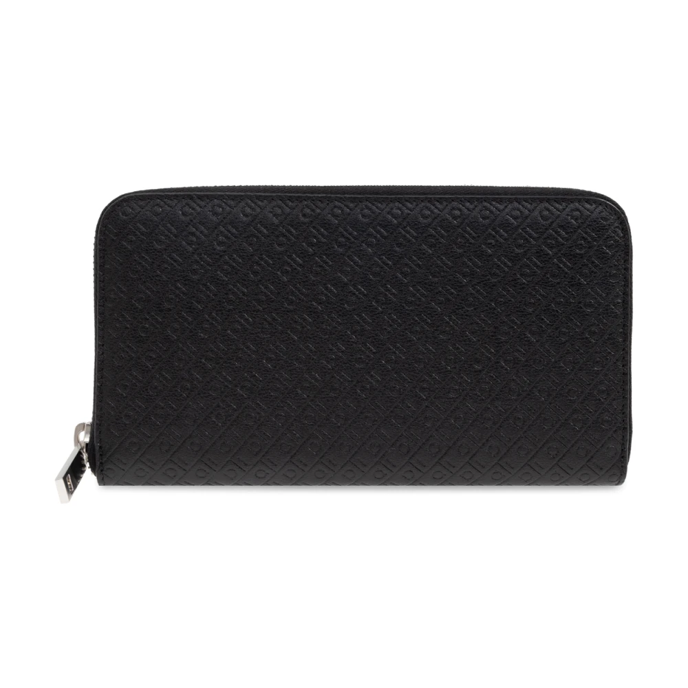Salvatore Ferragamo Leren portemonnee Black Heren