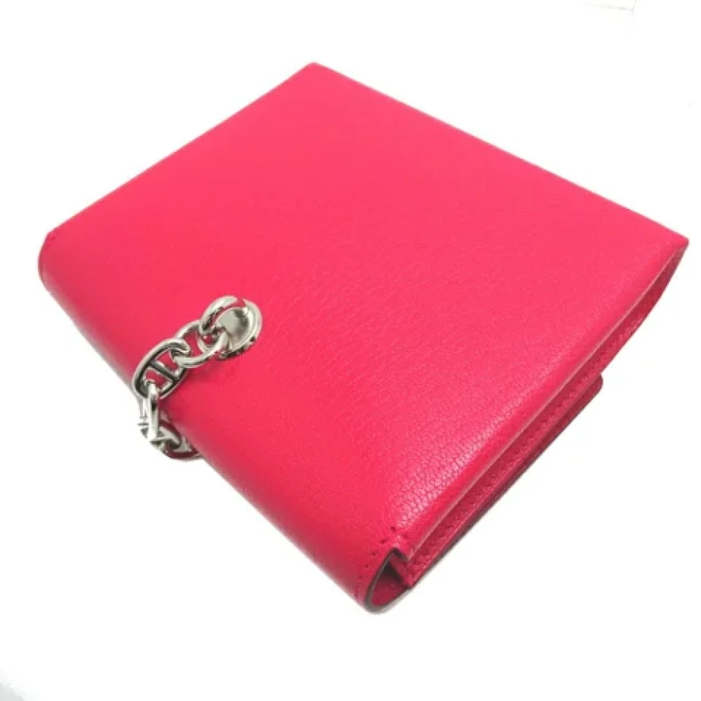 Hermès Vintage Pre-owned Canvas wallets Pink Dames