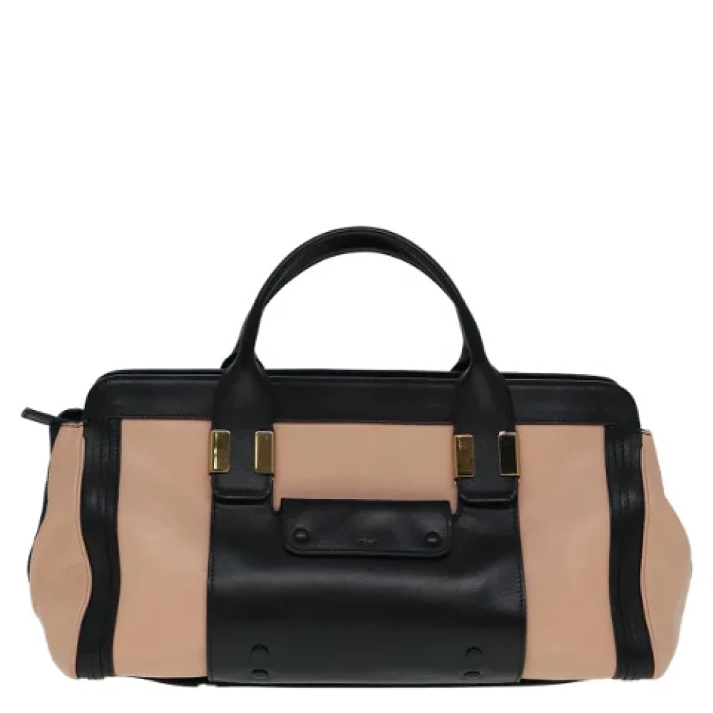 Chloé Pre-owned Leather handbags Black Dames