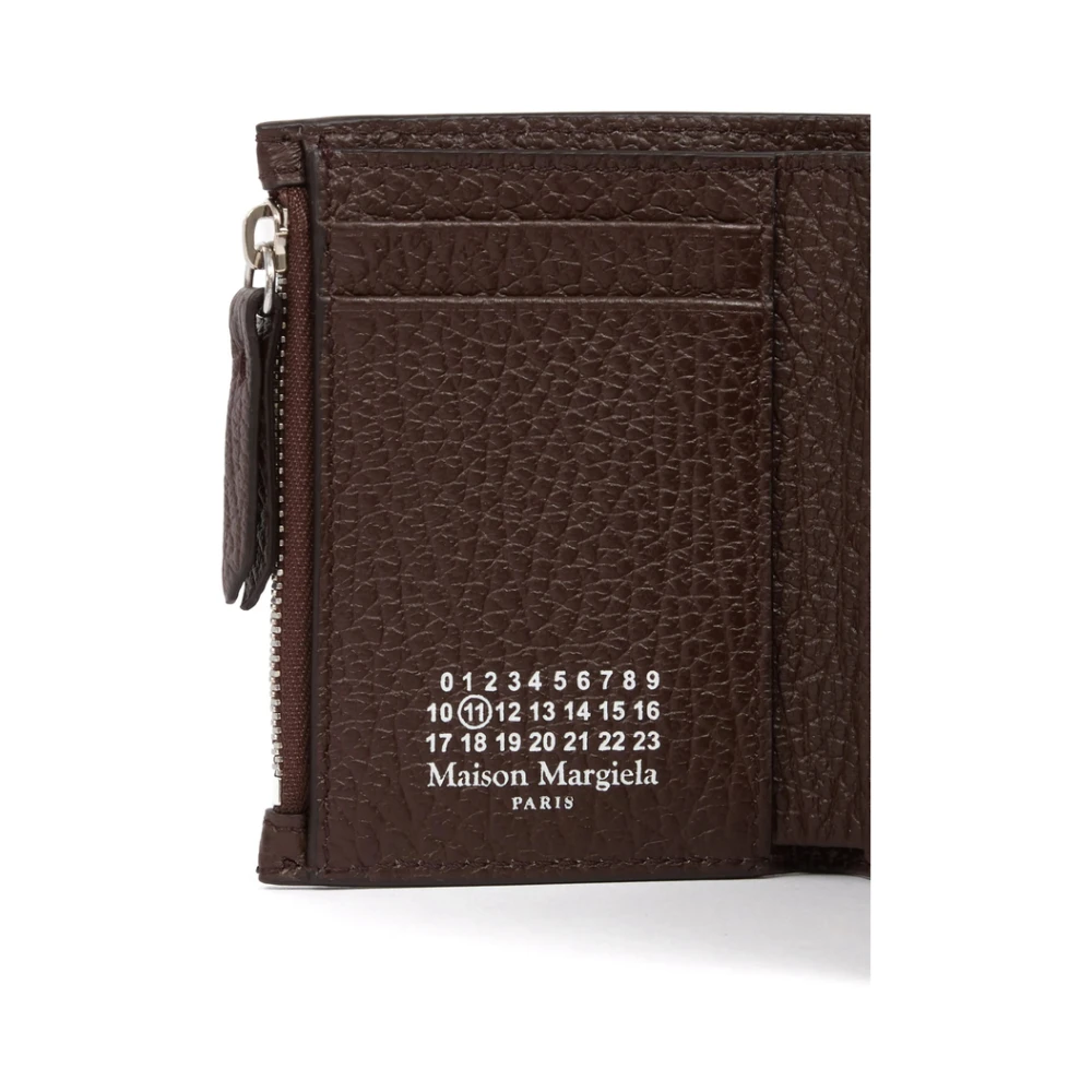 Maison Margiela Bruine Korrelige Portemonnees & Kaarthouders Brown Dames