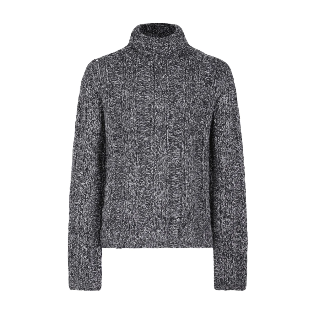 Dolce & Gabbana Men's Gray Chunky Knit Jumper - Turtlenecks - M - Knitwear