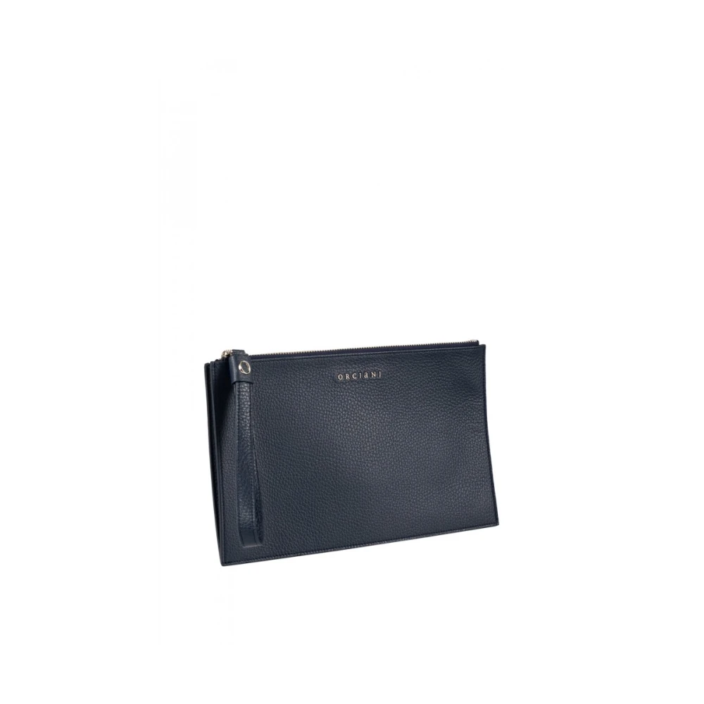 Orciani Heren Clutch Tas Blue Heren