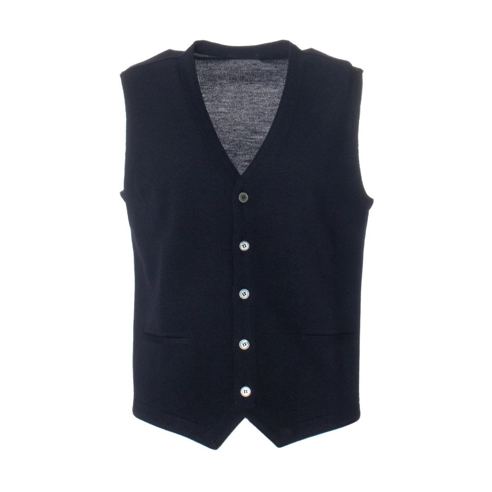 Gran Sasso Gilet Blue Heren