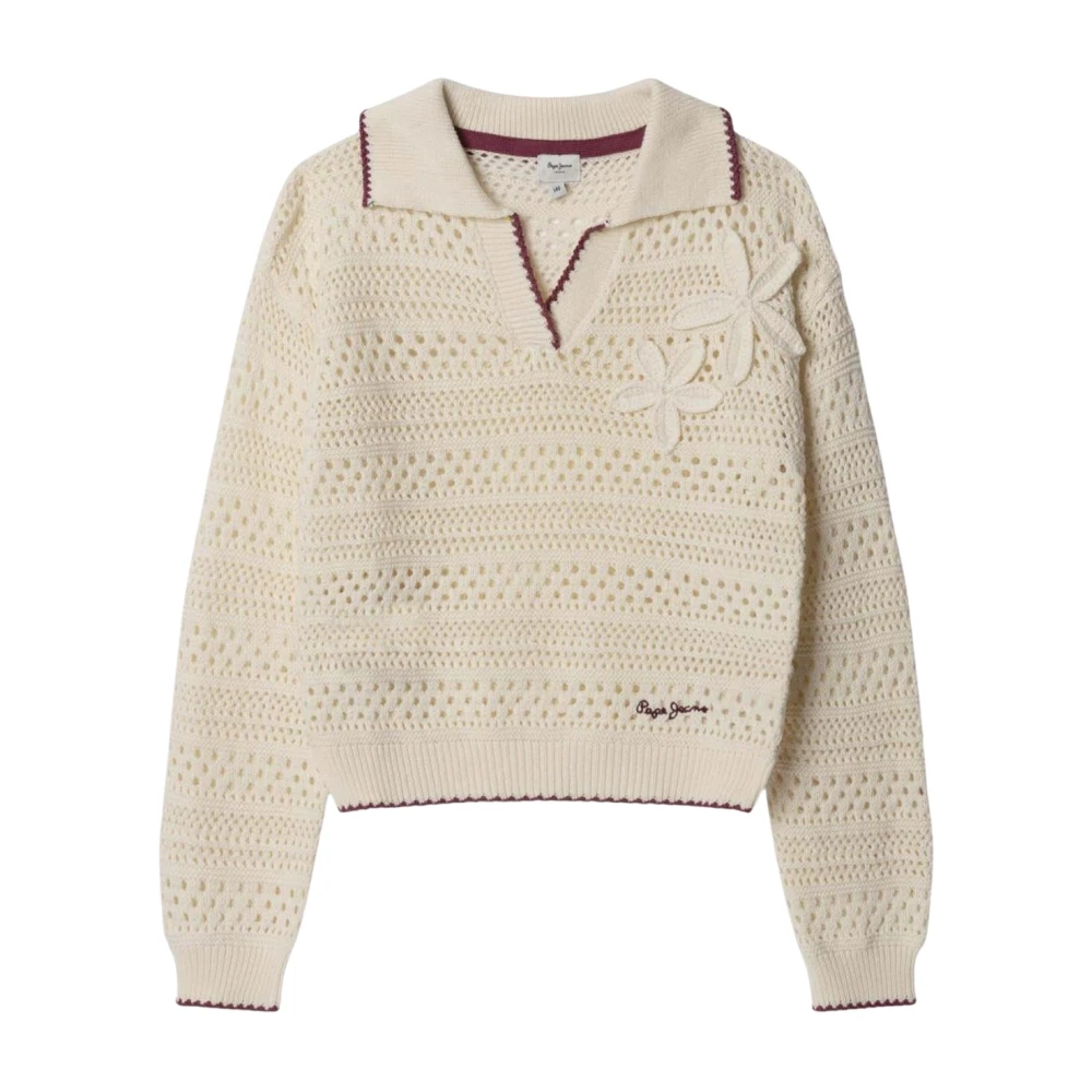 Pepe Jeans Unisex Beige Faith Mousse Sweater