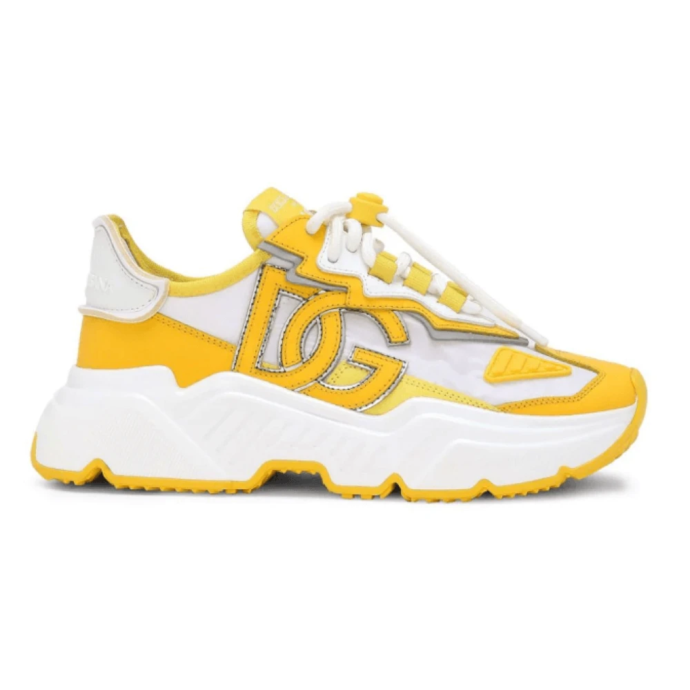 Dolce & Gabbana Chunky Sneakers in Canary Dames Schoenen Geel
