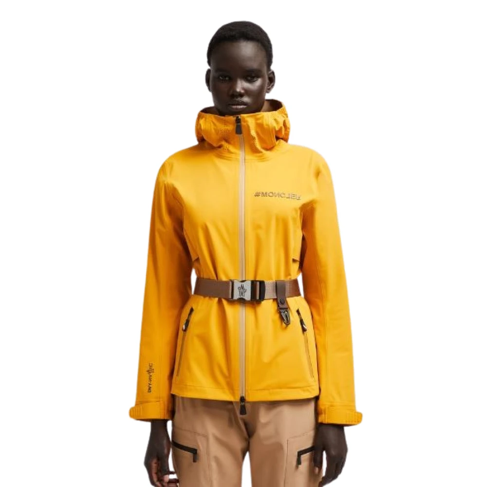 Moncler Gele outdoor shell-jas Yellow Dames