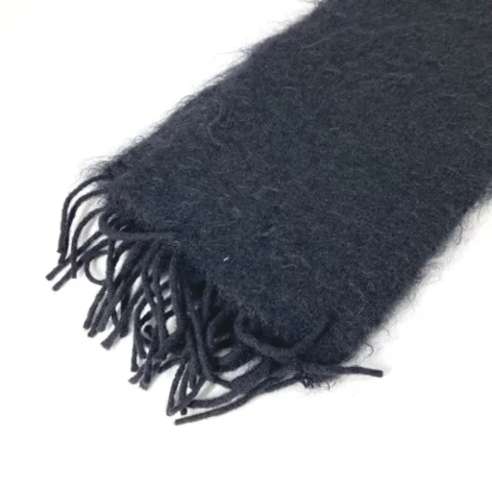 Loewe Pre-owned Fabric scarves Black Dames