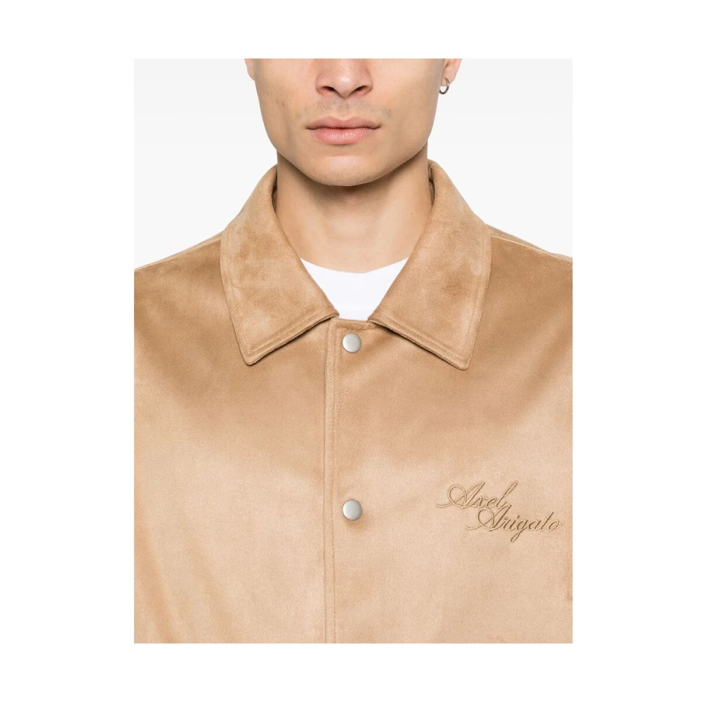 Axel Arigato Archetype Varsity Jacket Brown Heren