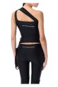 black-shiny-scuba-topwear-asymmetrical-chest