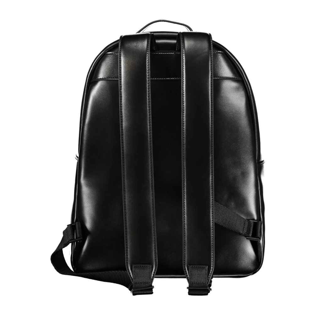 Calvin Klein Zwarte heren rugzak met laptopvak Black Heren