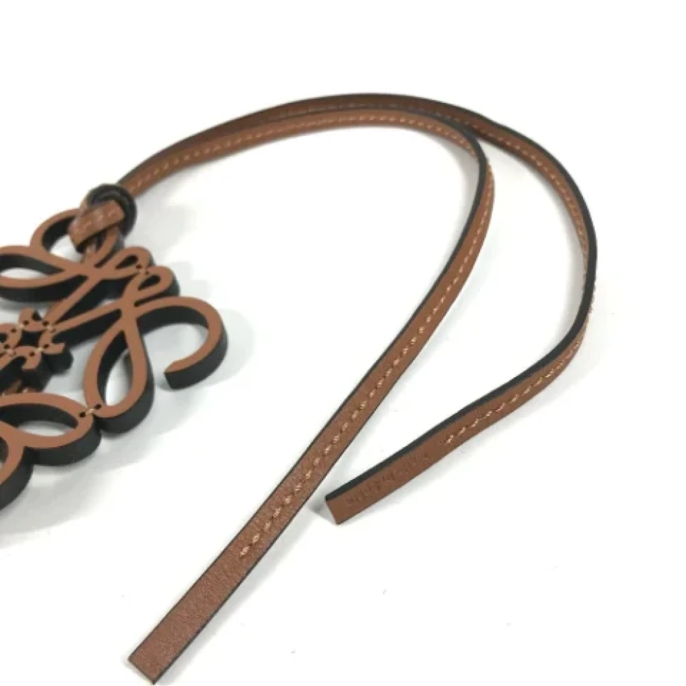 Loewe Pre-owned Leather key-holders Black Dames