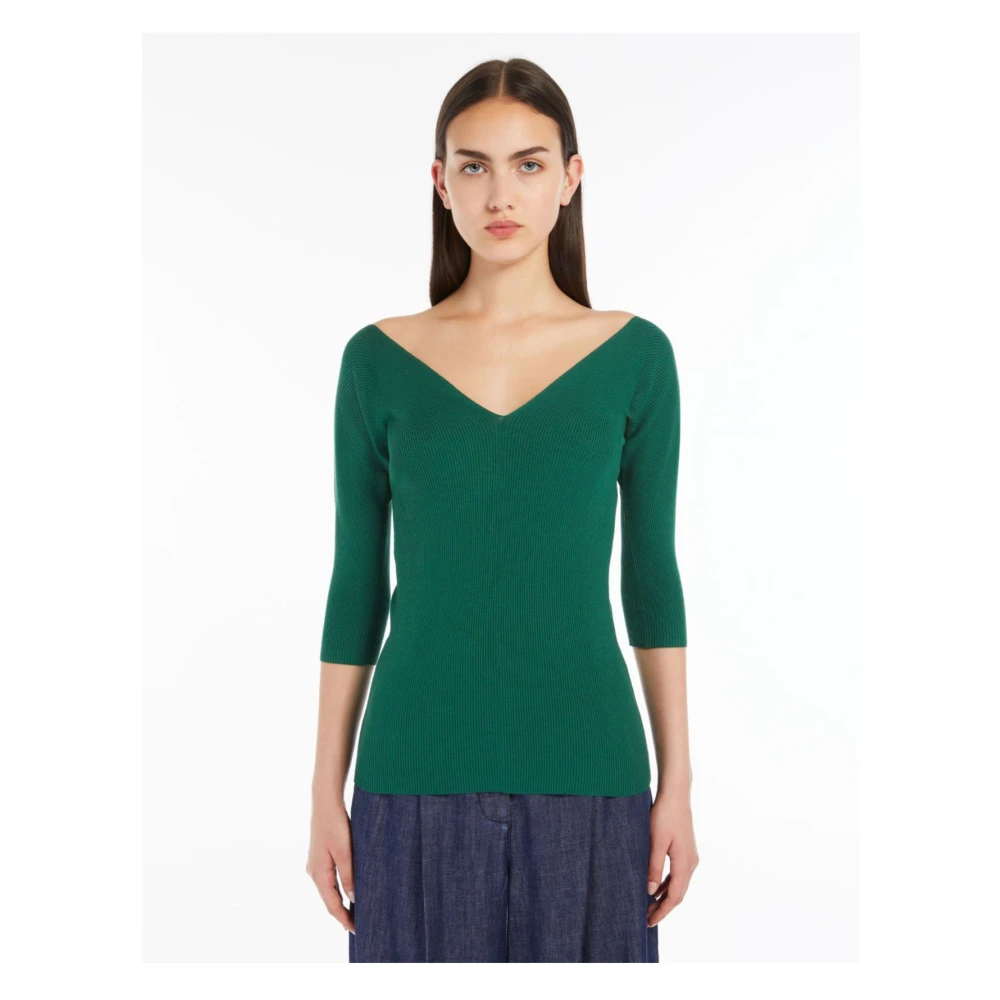 Max Mara Weekend Groene Oceano Tops voor Weekend Green Dames