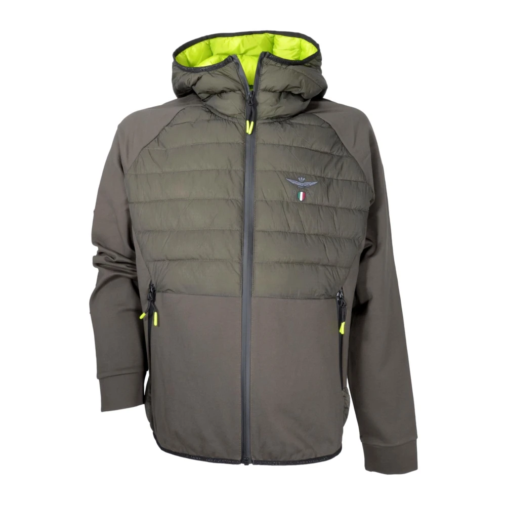 Aeronautica militare Militaire Stijl Hoodie Groen Green Heren