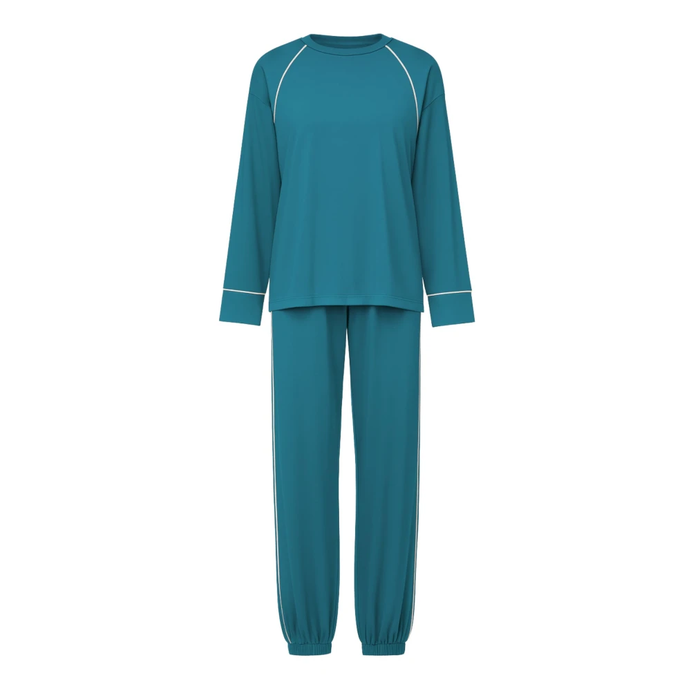 Twinset Women's Blue Pyjamas, Xs, Long Pyjama Set