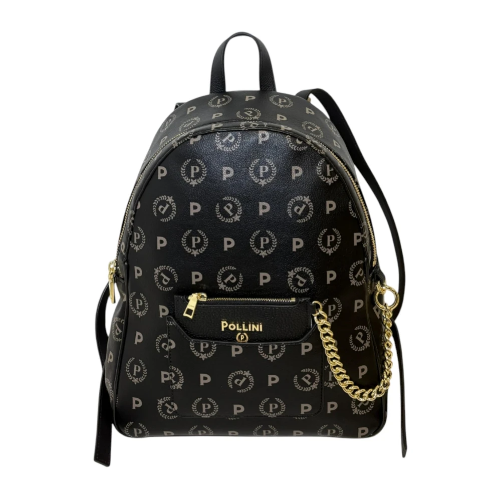 Pollini Women's Black Te8546pp0nq2 Backpack - Backpacks - One Size - Bags