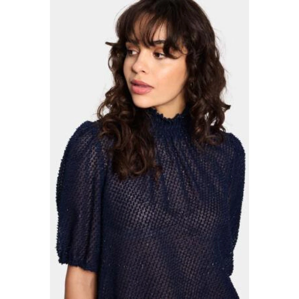 Saint Tropez Elegante blouse Helma 193924 Blue Dames