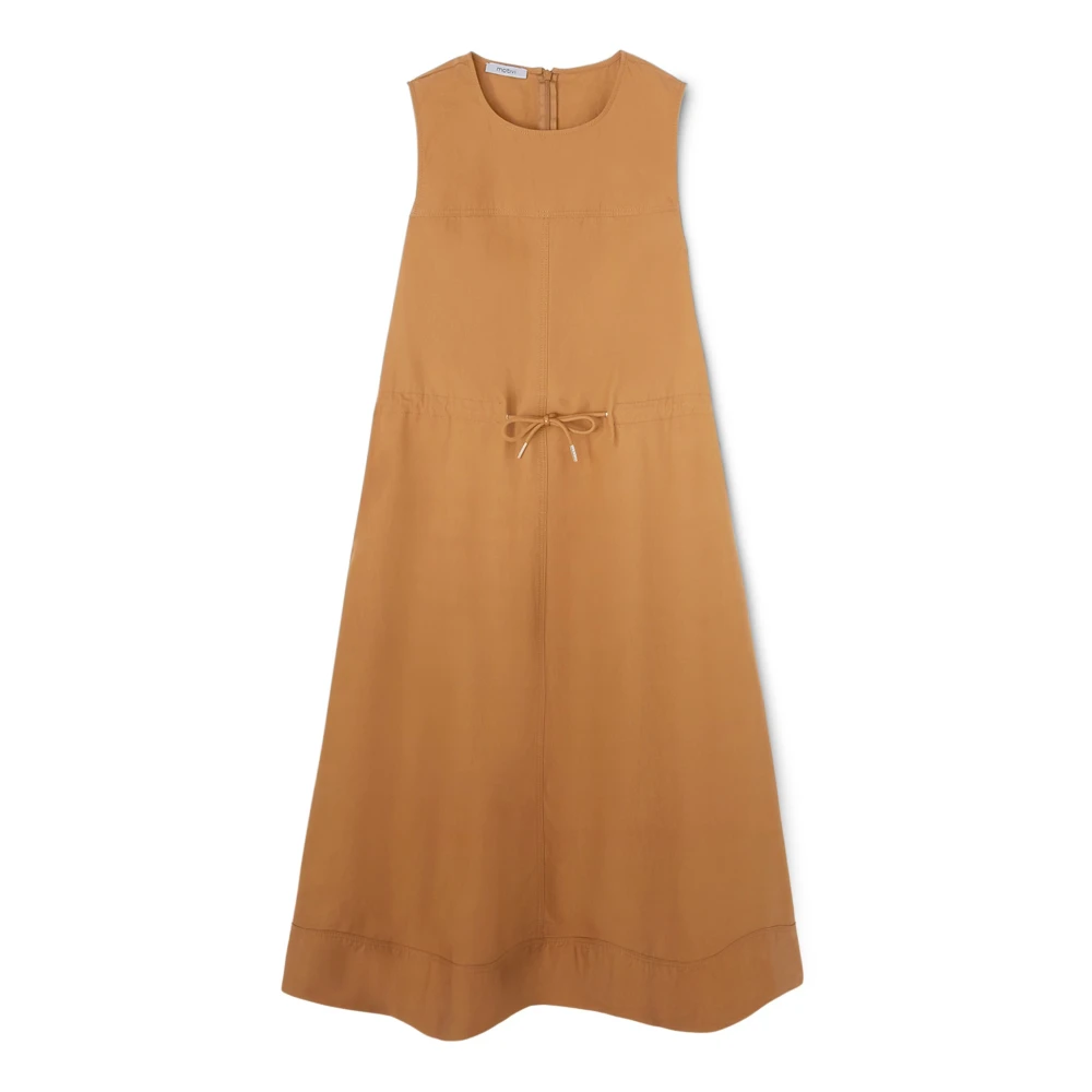 Motivi Katoenen Midi Jurk met Koord Brown Dames