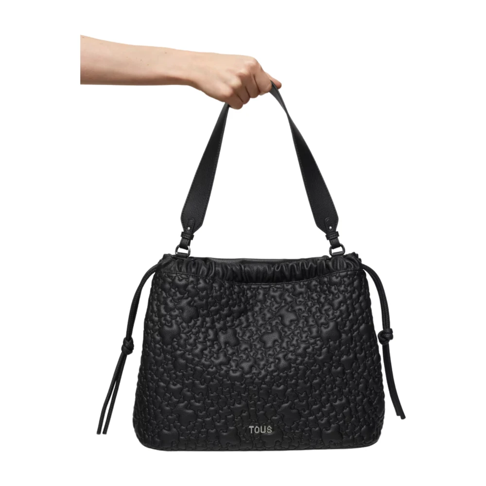 Tous Puffy Bear Zwarte Schoudertas Black Dames