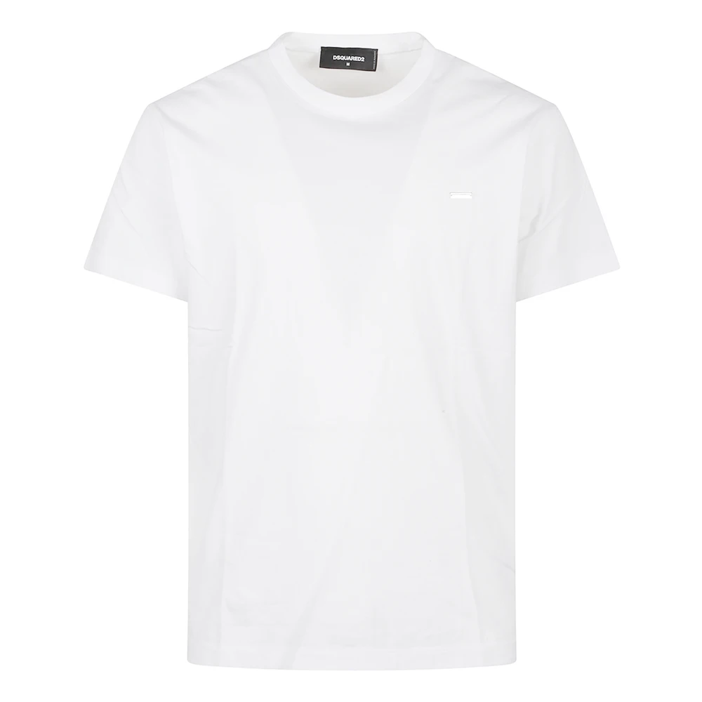Dsquared2 White T-Shirts, Male, Xl, T-Shirts And Polos