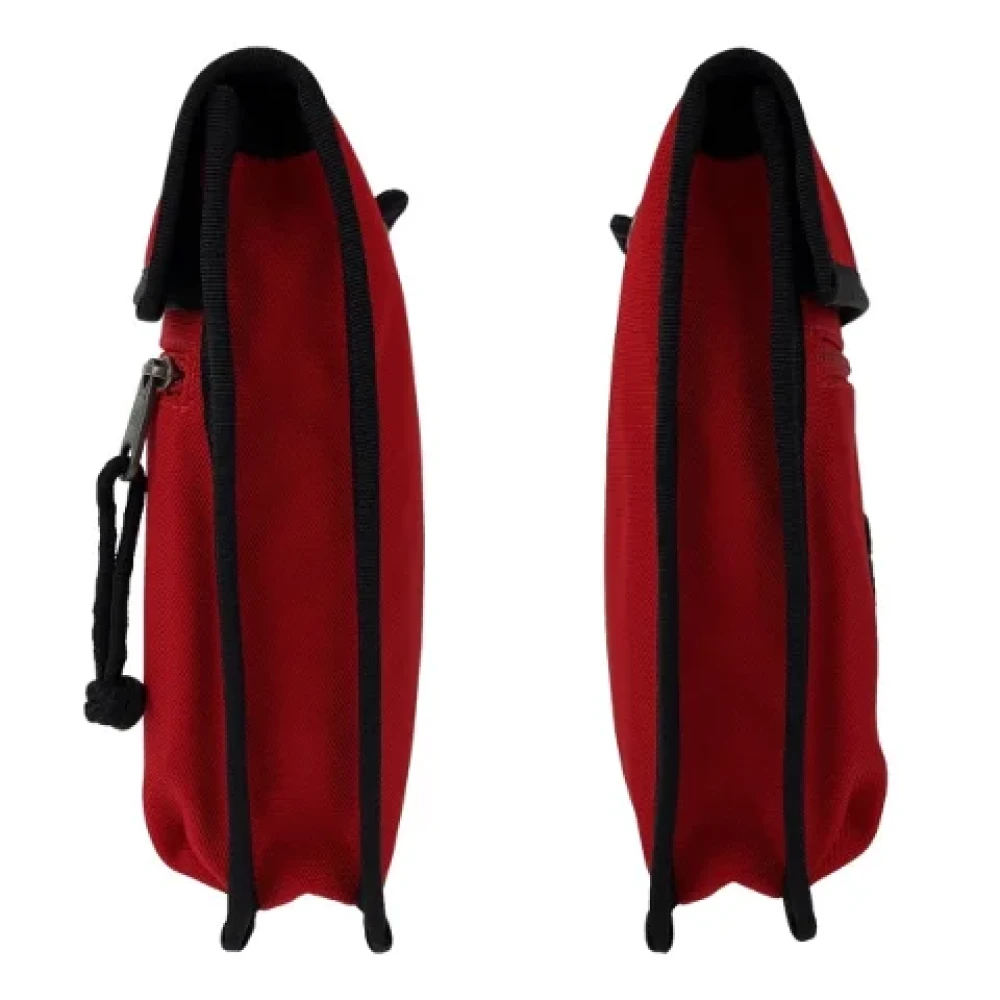 Balenciaga Vintage Pre-owned Canvas crossbody-bags Red Heren