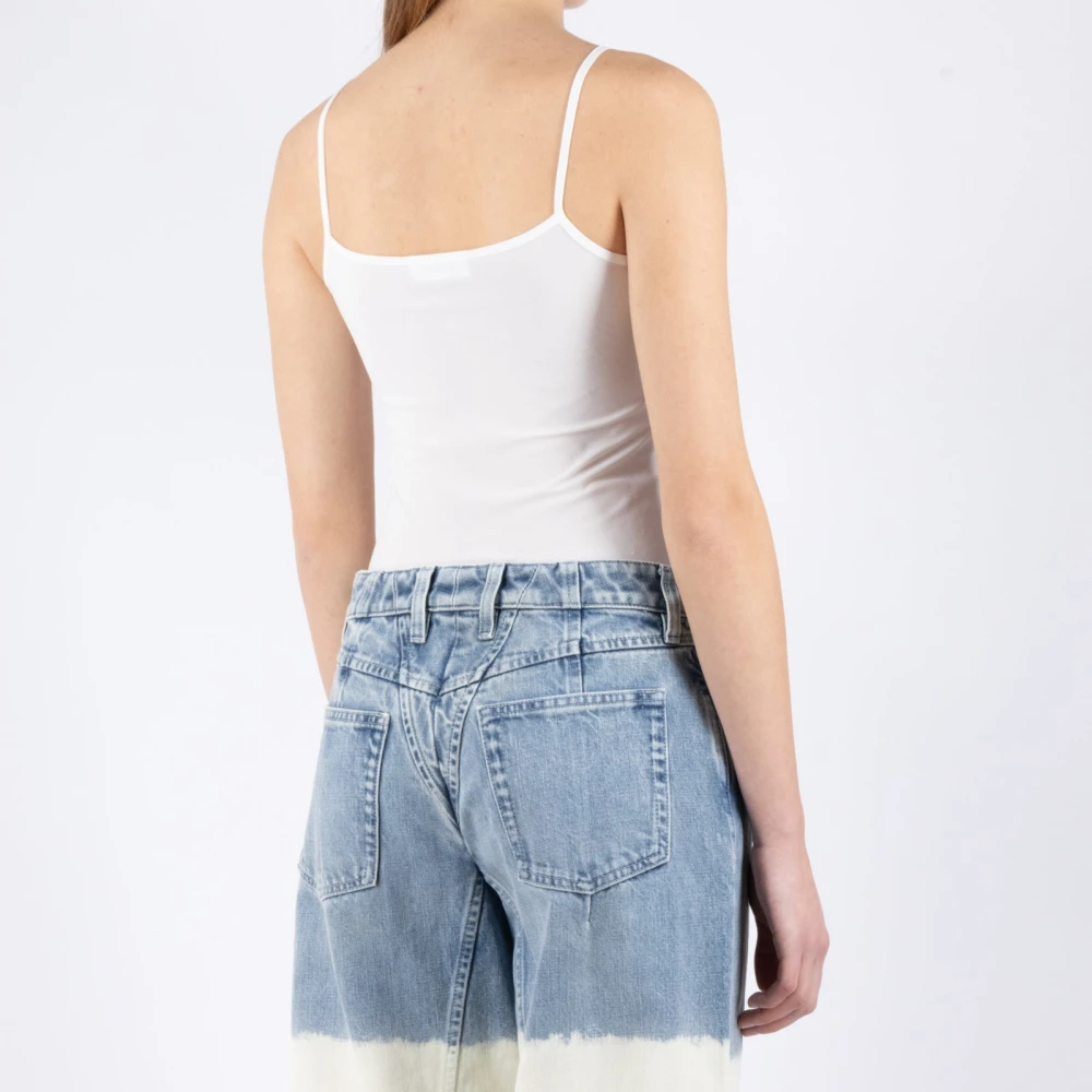Jil Sander Witte Jersey Tanktop White Dames