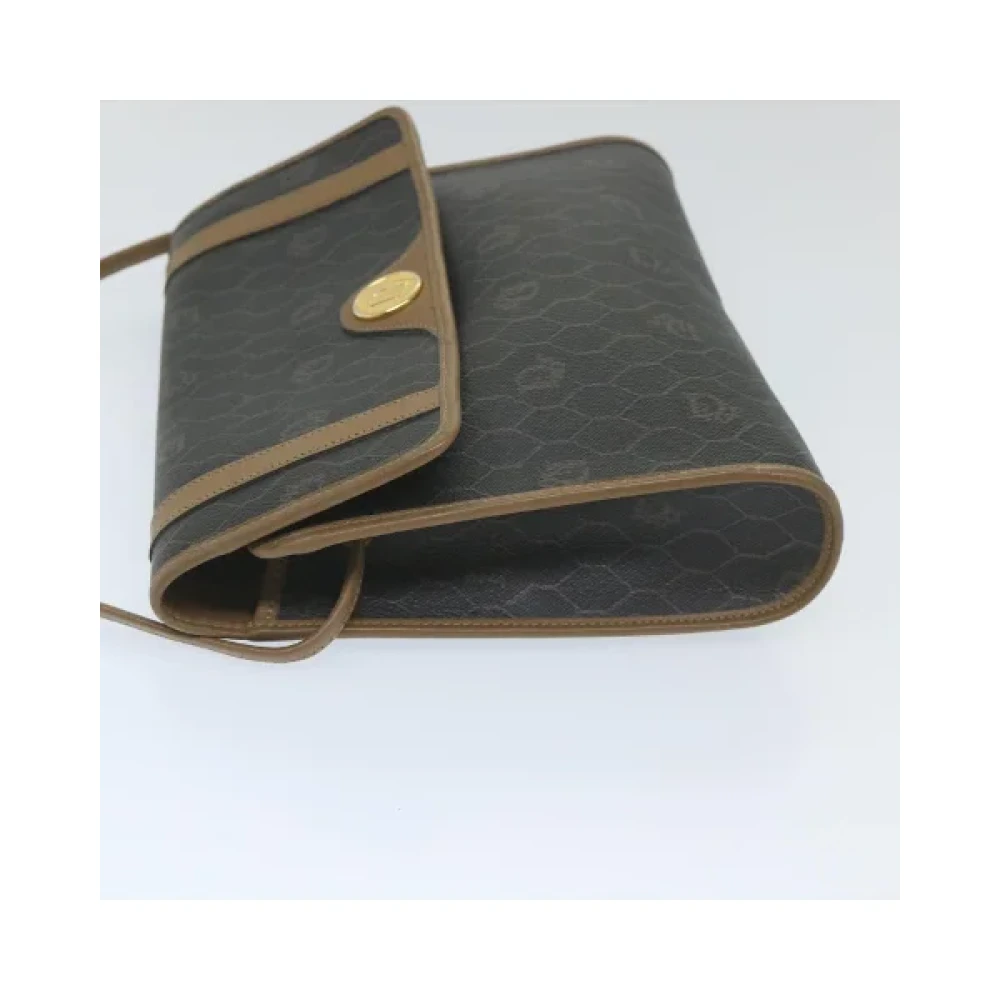 Dior Vintage Pre-owned Leather dior-bags Black Dames