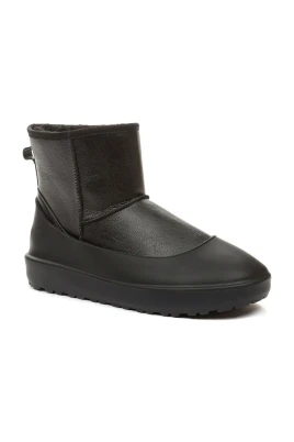 Svarta Avslappnade Ankelboots för Män