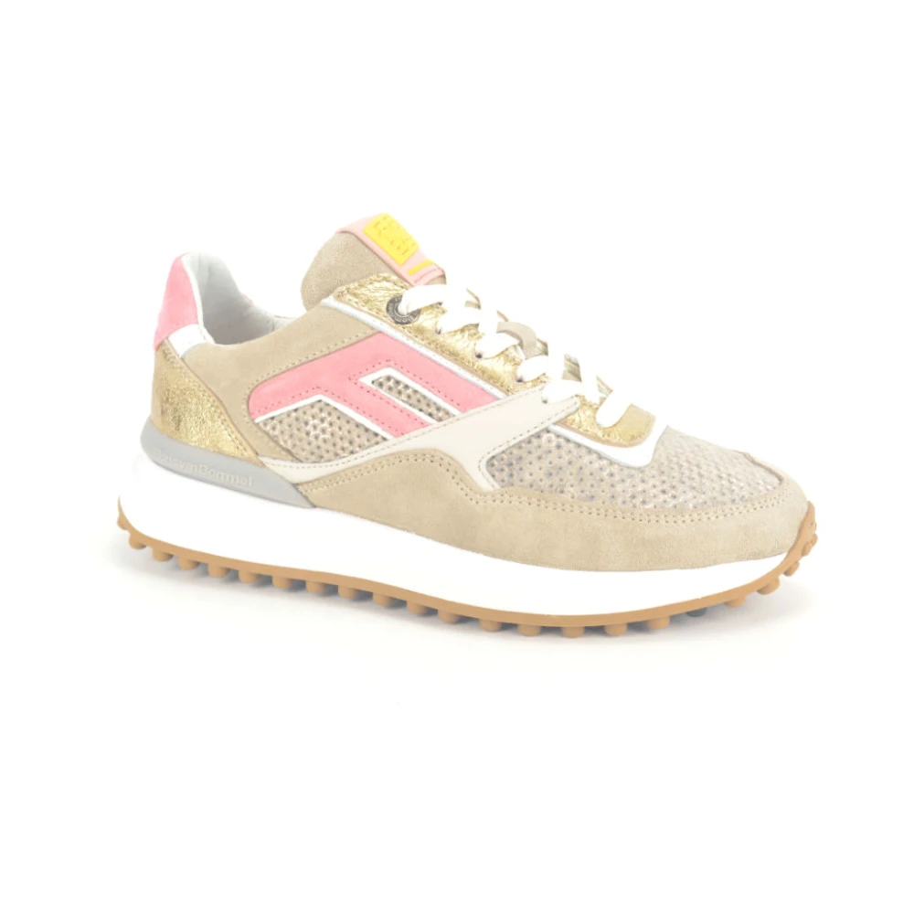 Floris van Bommel / Runner Sneakers Dames Schoenen Beige