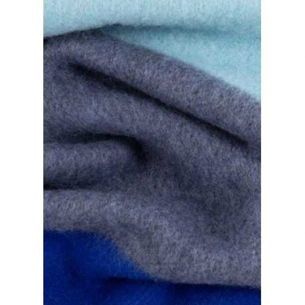 Paul Smith Graad Blauwe Dikke Sjaal Unisex Multicolor Unisex