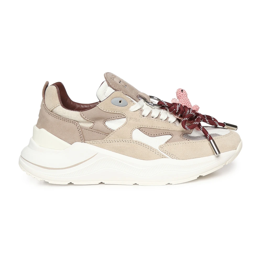 D.a.t.e. Women's Beige Sneakers, 5 Uk, Fuga Trainers