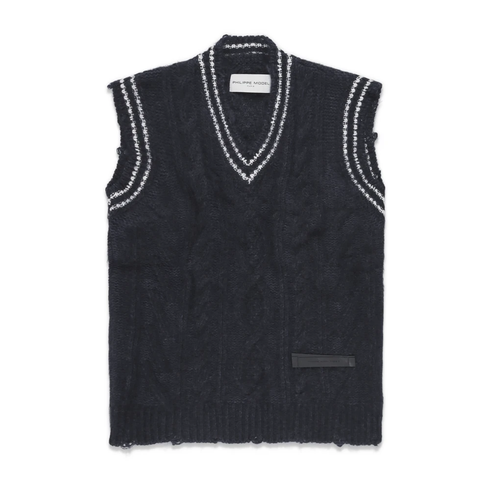 Knitwear > Sleeveless Knitwear - - Philippe Model - Modalova