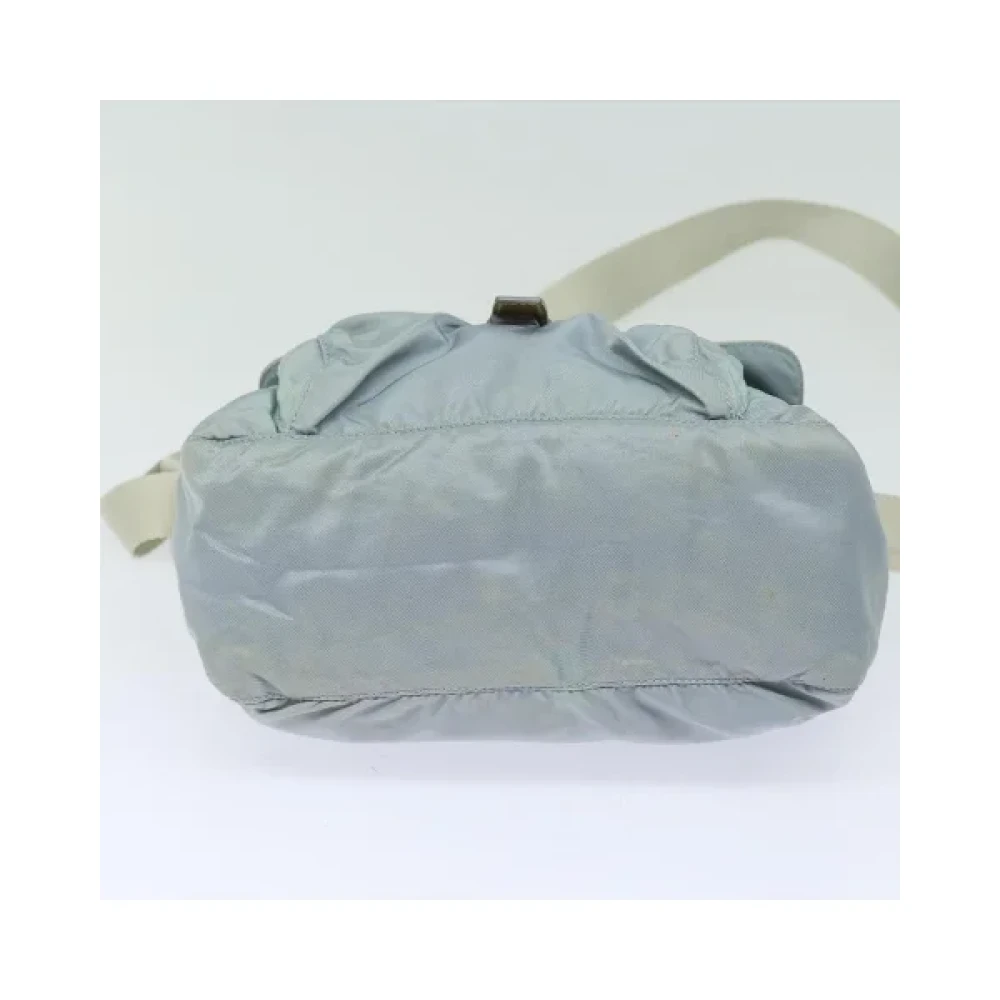 Prada Vintage Pre-owned Nylon prada-bags Gray Dames