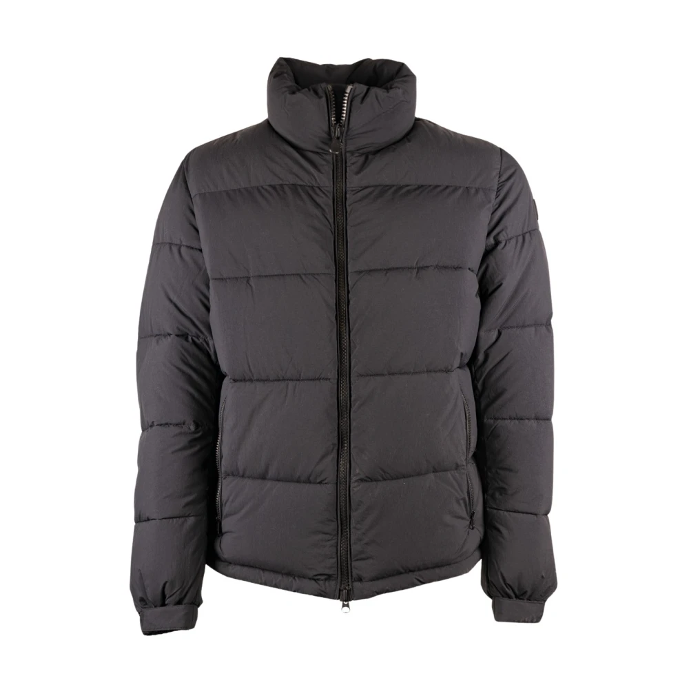 Save The Duck High Neck Double Zip Jas Black Heren