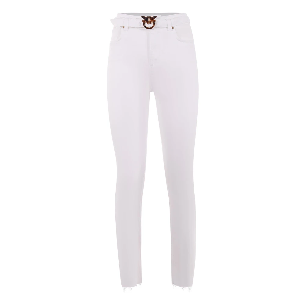 Pinko Women's White Skinny Fit Jeans, W27, Skinny Jeans
