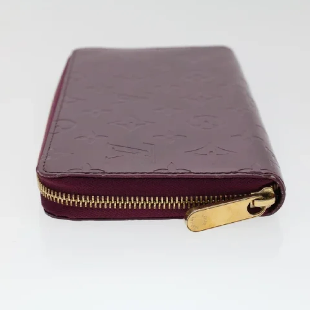 Louis Vuitton Vintage Pre-owned Lilla skinn Louis Vuitton portemonnee Purple Dames
