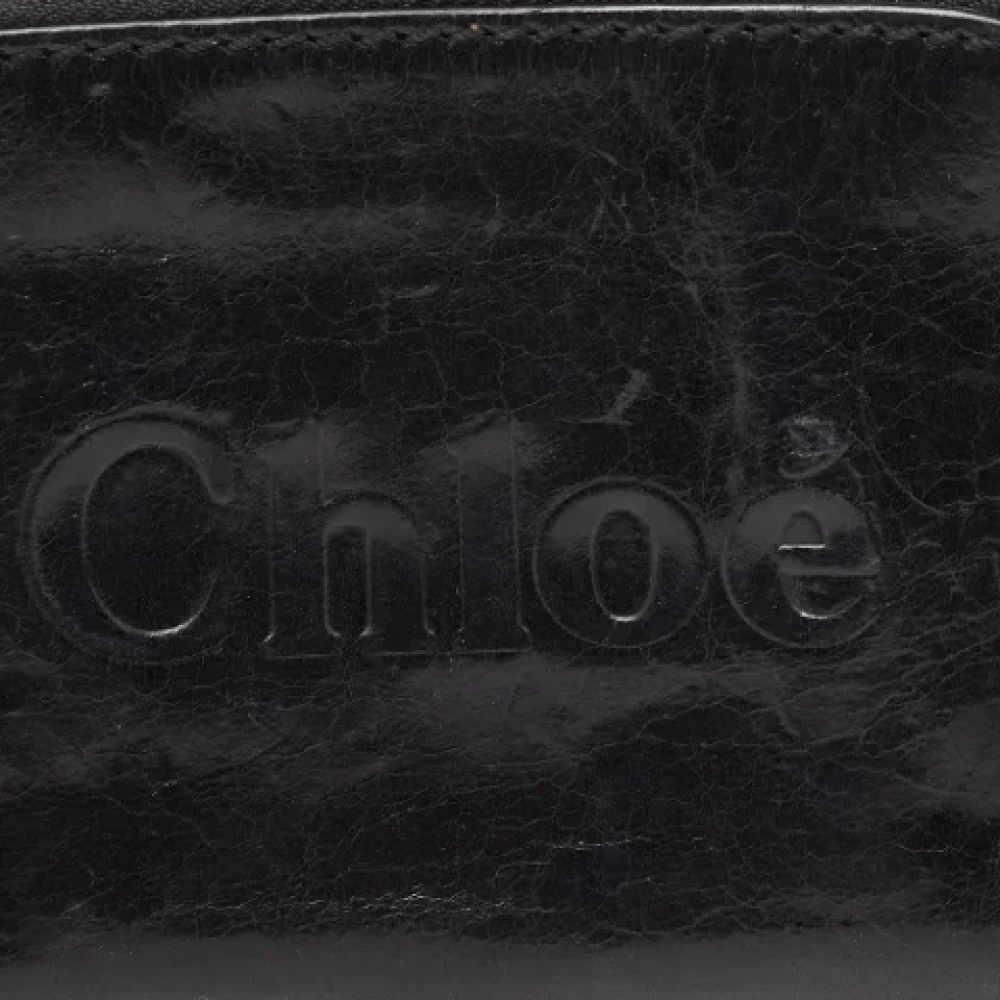 Chloé Pre-owned Canvas wallets Black Dames