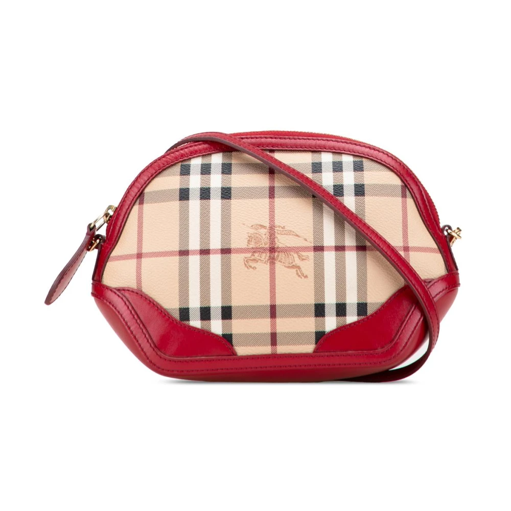 Burberry Vintage Women's Pre-Owned Patterned Leather Shoulder Bag