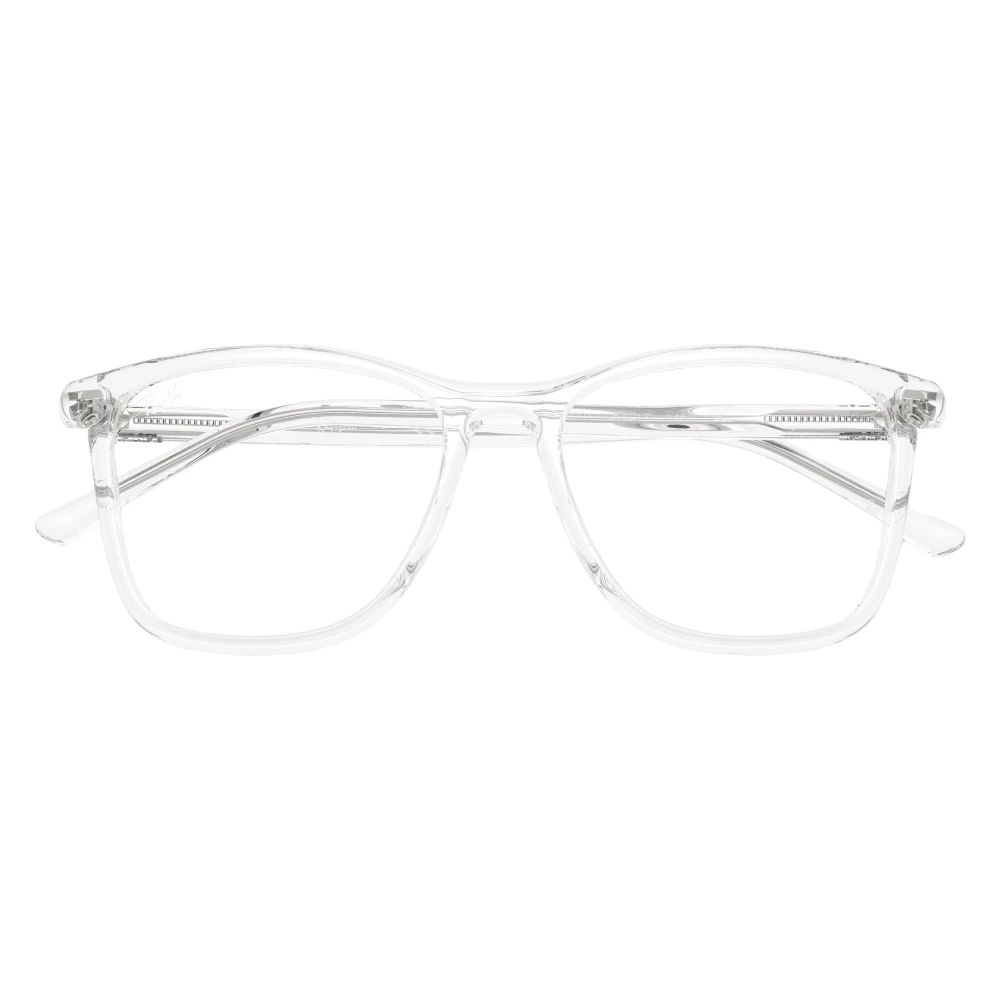 Ray - Ban Unisex Ray - Ban Rx5455 2001 Optical Frames Acetate Transparent Squared Normal - Image 3