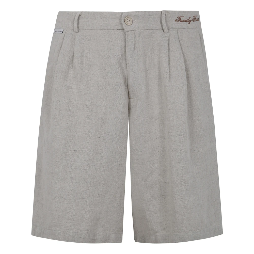 Family First Natuurlijke Korte Tube Broek White Heren