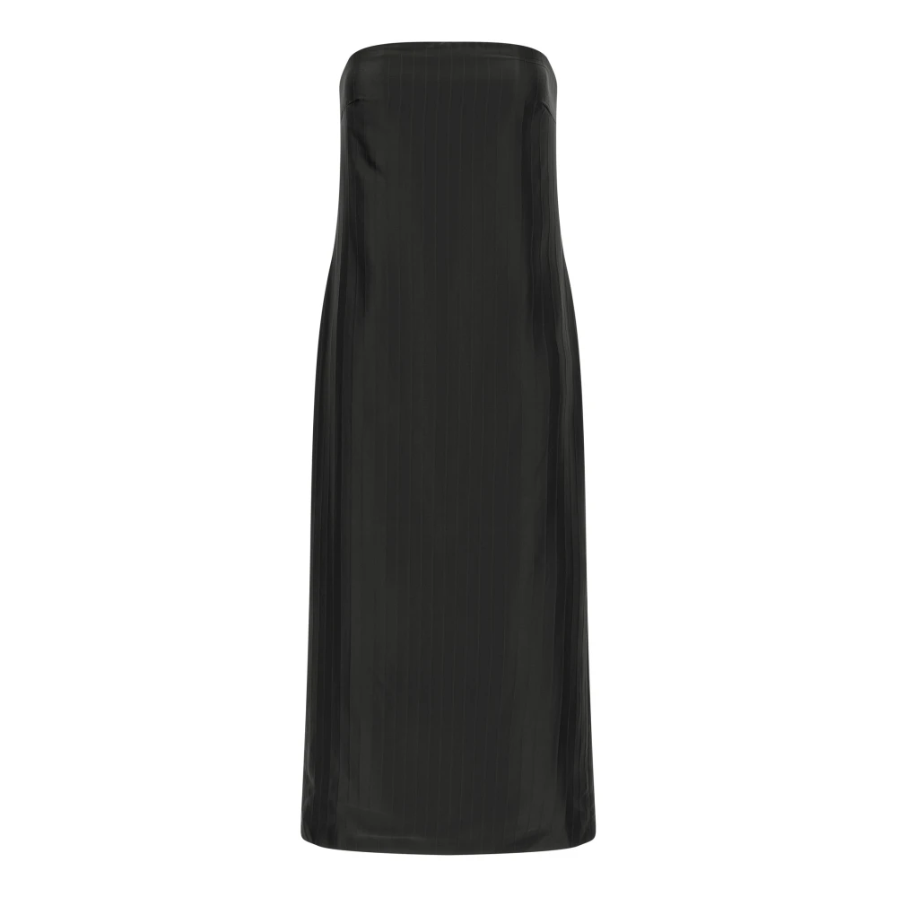 Loulou Studio Women's Black Party Dresses, M, Giulia Midi Dress
