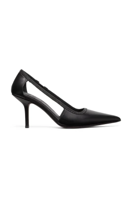 Monili-trim cut-out läderpumps