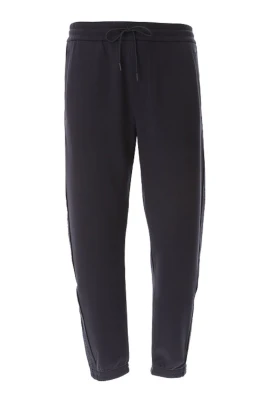 Navy Blue Logo Jogger Pants
