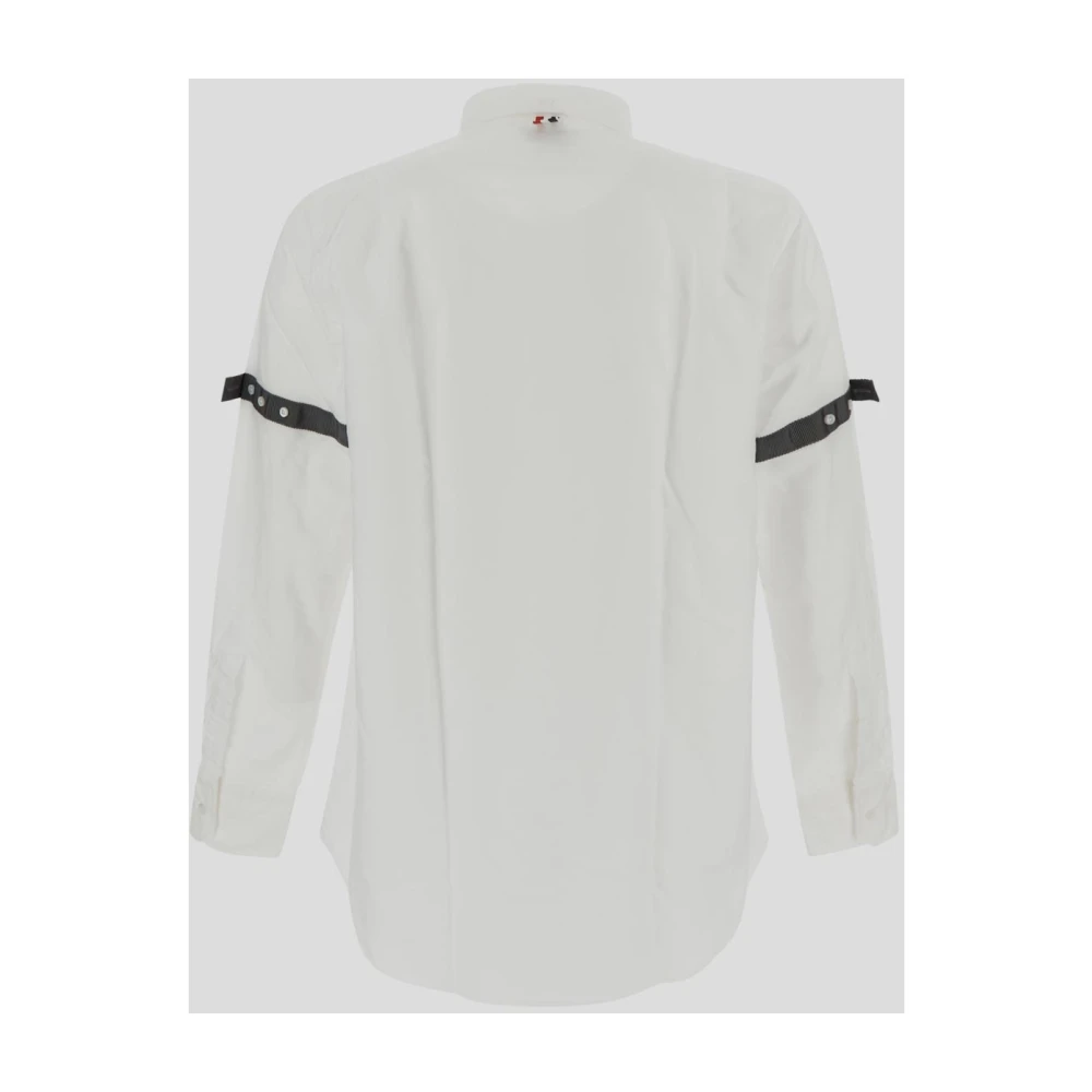 Thom Browne Klassiek Katoenen Overhemd White Heren