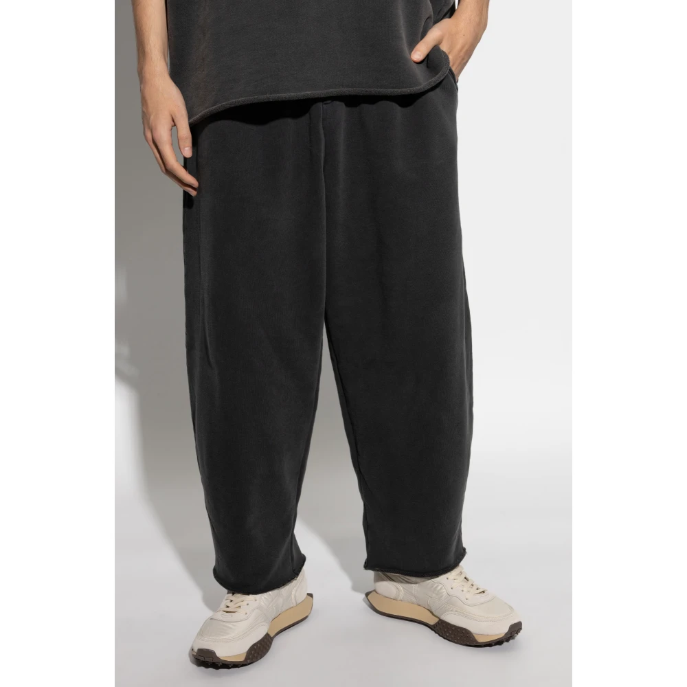 Helmut Lang Sweatpants met vintage effect Gray Heren