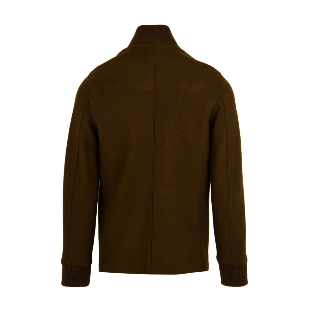 Aspesi Heren Cj44 E522 Avio Militaire Jas Green Heren