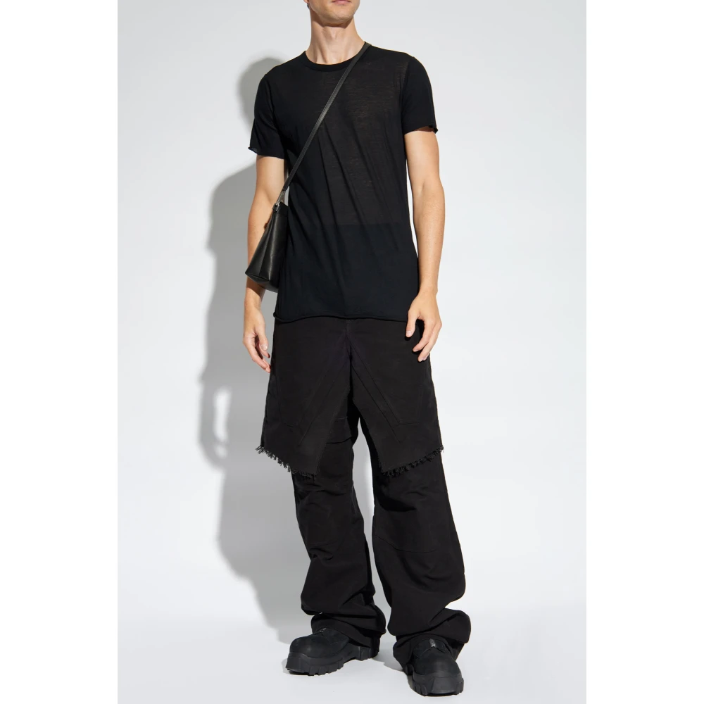 Rick Owens Basic T-Shirt Black Heren
