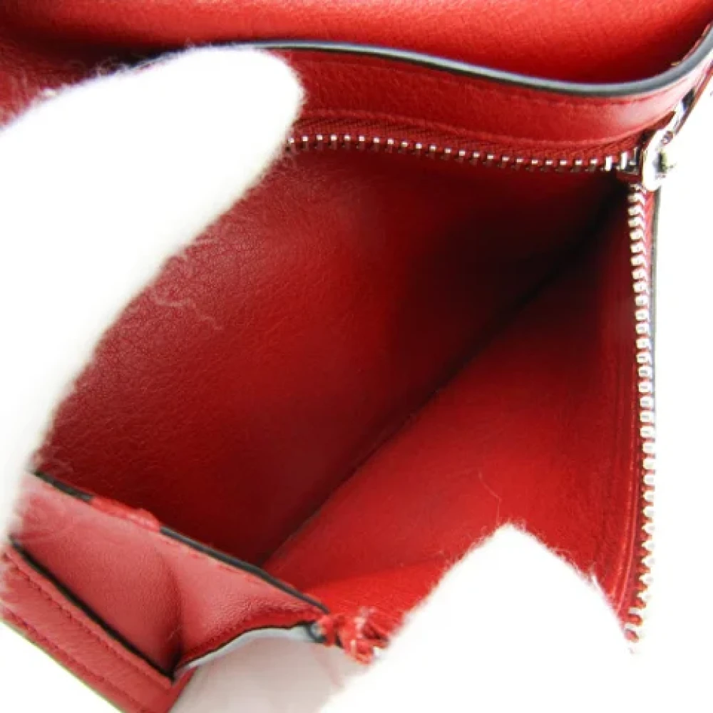Loewe Pre-owned Leather wallets Pink Dames