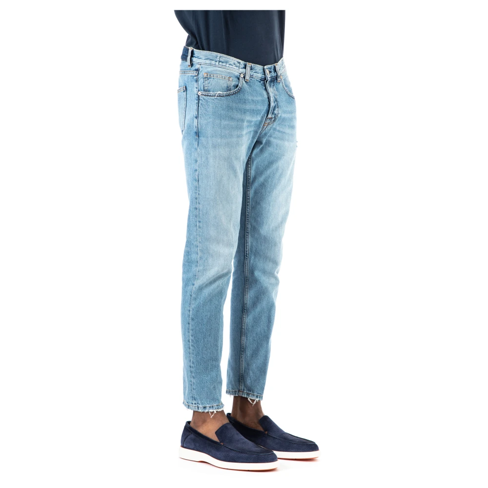 Eleventy Italiaanse Denim Jeans Blue Heren