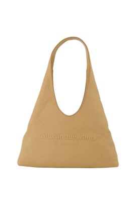 beige-leather-hobo-shoulder-bag