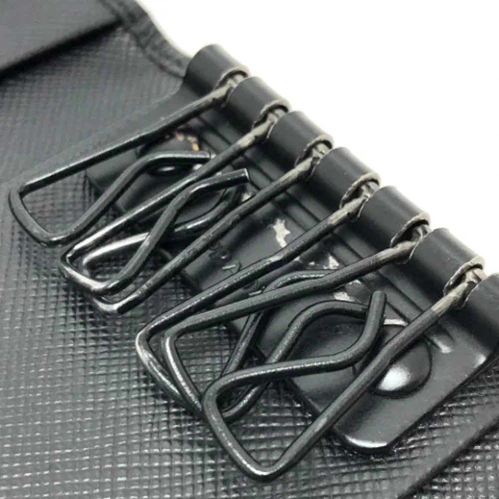 Prada Vintage Pre-owned Nylon wallets Black Dames